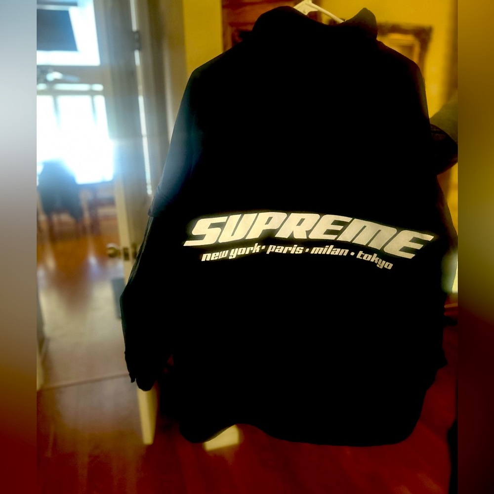 SUPREME BRUSHED TWILL ZIP JACKET !!!